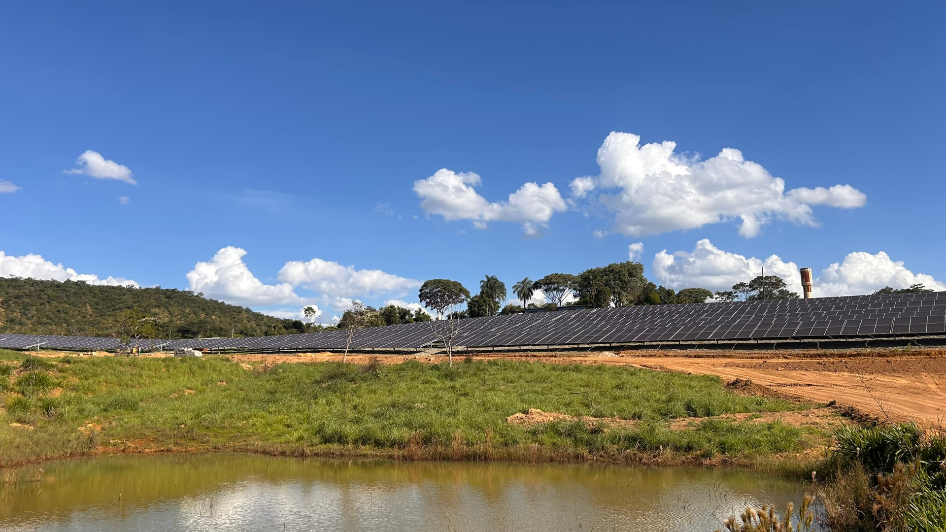 Usina solar da Planalto Energia em Luziânia, Goiás